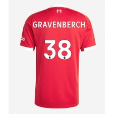 Liverpool Ryan Gravenberch #38 Hjemmedrakt 2025-26 Kortermet
